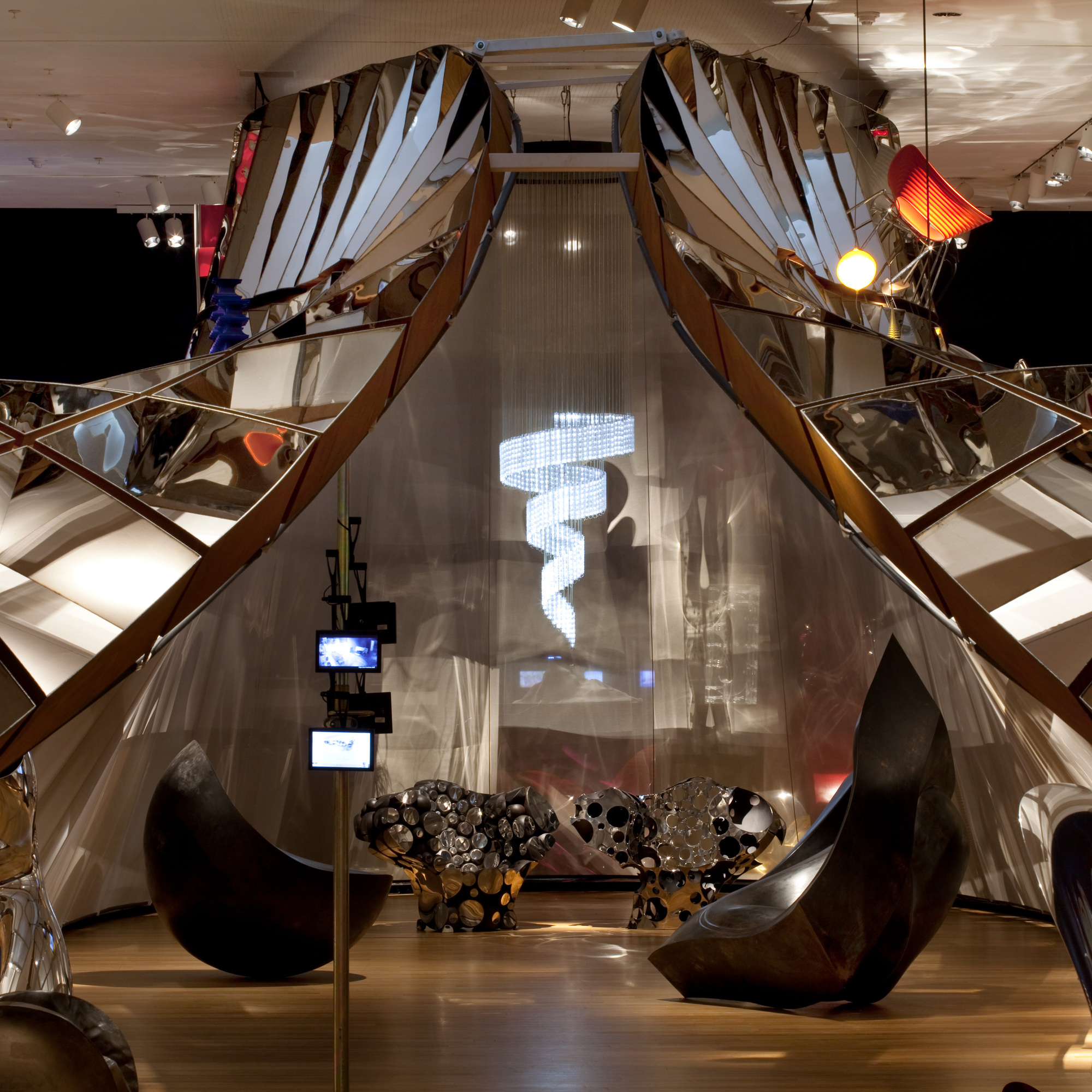 Installation view of Ron Arad: No Discipline at The Museum of Modern Art. Photo: Jason Mandella