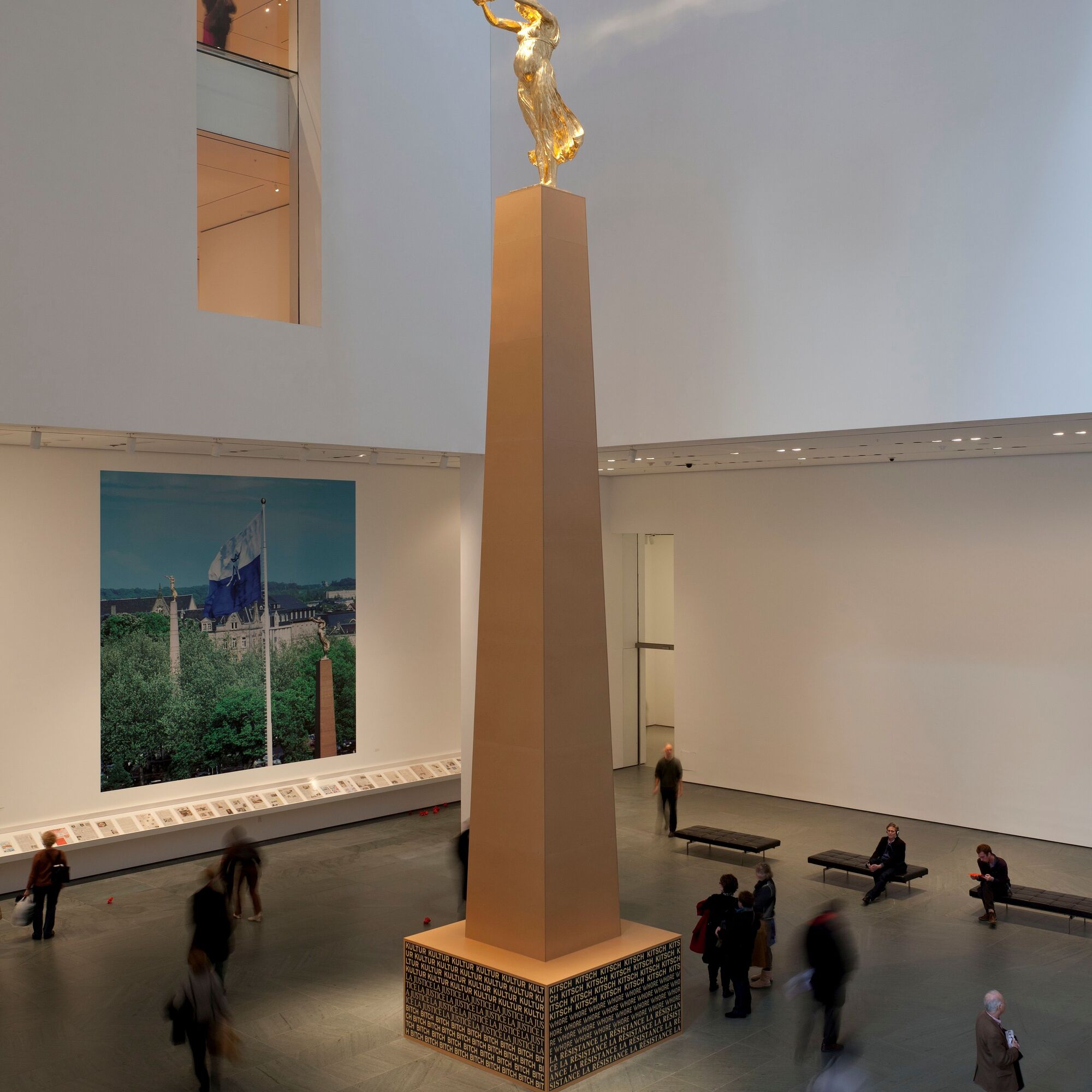 Sanja Iveković. Lady Rosa of Luxembourg. 2001. Installation view (2011), The Museum of Modern Art, New York. Photo: Jonathan Muzikar. © 2011 MoMA, NY