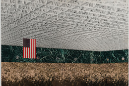 Ludwig Mies van der Rohe. Convention Hall Project, Chicago, Illinois, interior perspective. 1954. Collage of cut-and-pasted reproductions, photograph, and paper on composition board, 33 × 48″ (83.8 × 121.9 cm). The Museum of Modern Art, New York. Mies van der Rohe Archive, gift of the architect