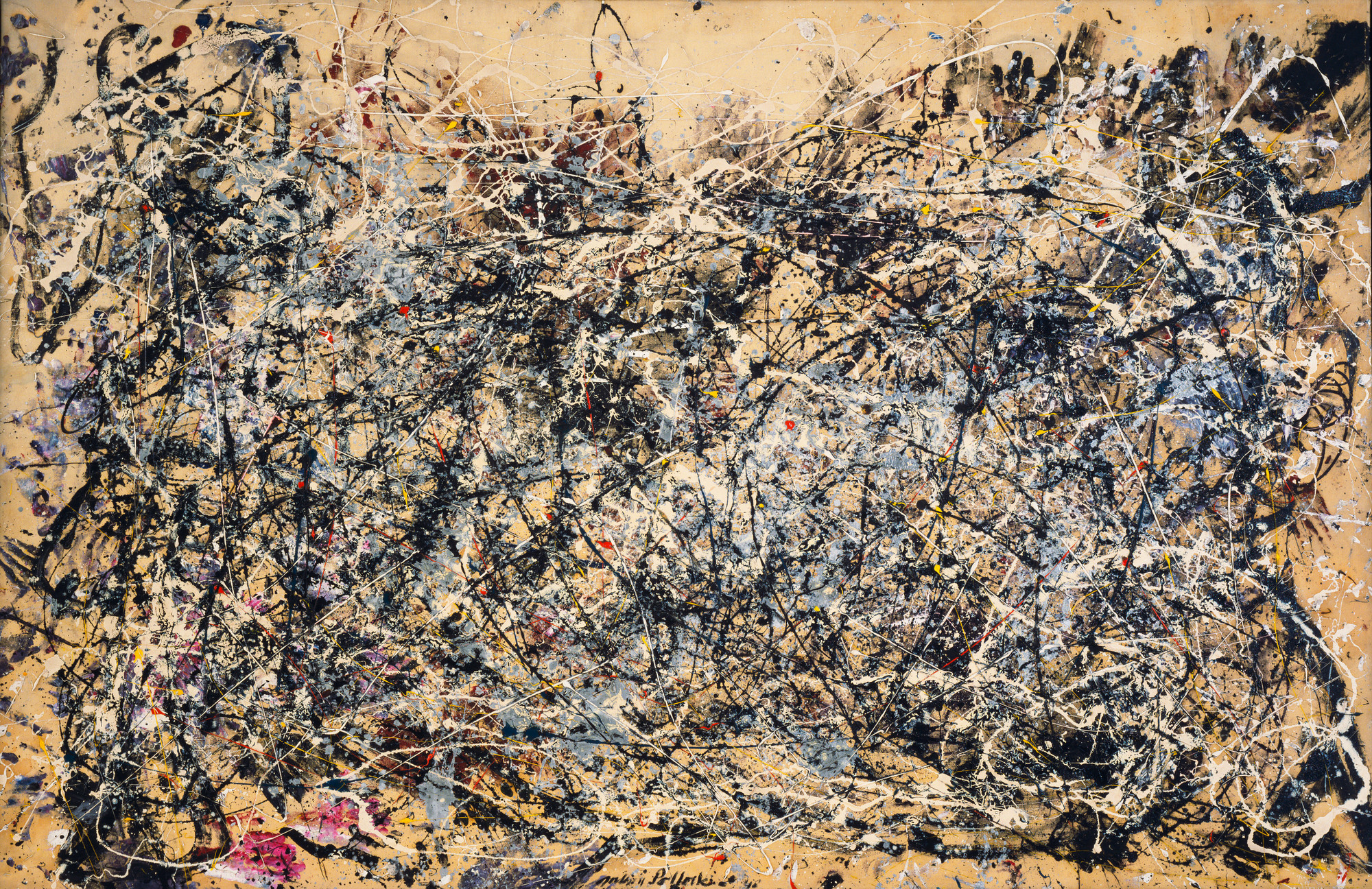 abstract expressionist new york moma pollock works