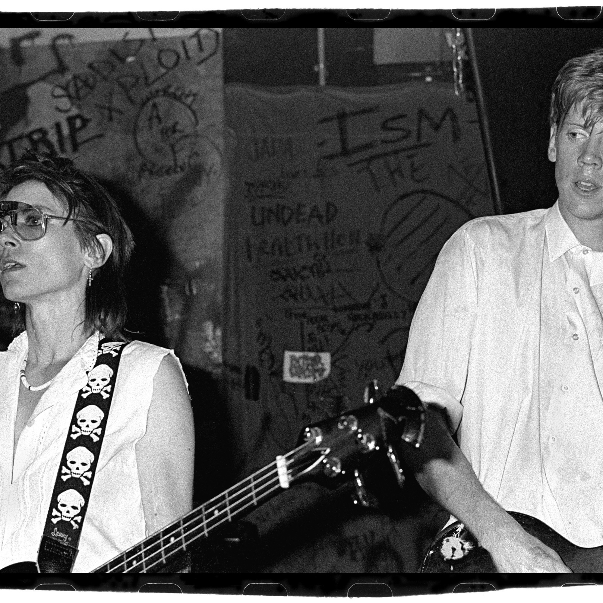 Stephanie Chernikowski. Sonic Youth. 1983. Black-and-white photograph, 11 x 17" (27.9 x 43.2 cm). The Museum of Modern Art Library. Gift of the artist