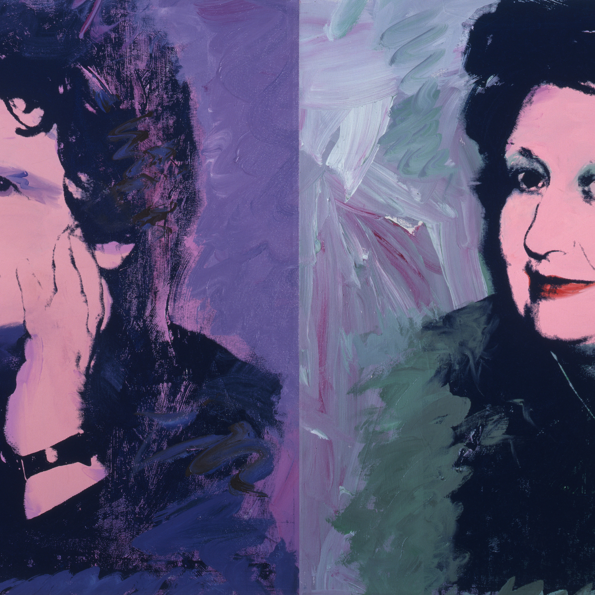 Andy Warhol (American, 1928–1987). Ileana Sonnabend. 1973. Acrylic and silkscreen ink on canvas, two panels, 40 x 80" (101.6 x 203.2 cm). The Sonnabend Collection. © 2013 Andy Warhol Foundation for the Visual Arts/Artists Rights Society (ARS), New York