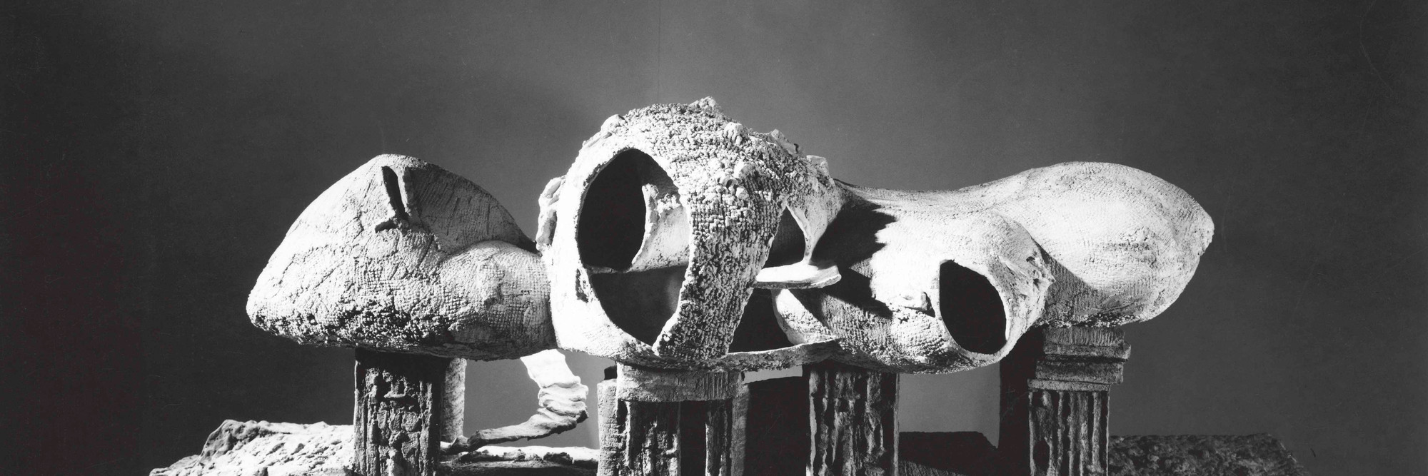 Frederick Kiesler. Endless House. Project 1950–60; model 1958. Gelatin silver print, 8 x 10&#34; (25.4 x 20.3 cm). Department of Architecture and Design Study Center. Photo: George Barrows