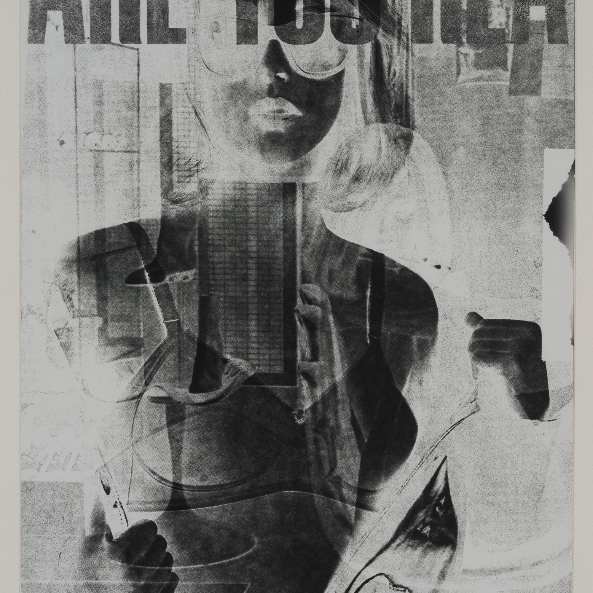 Robert Heinecken (American, 1931–2006). Are You Rea #1. 1964–68. Lithograph, 10 13/16 x 7 7/8" (27.4 x 20cm). Mr. and Mrs. Clark Winter Fund. © 2013 The Robert Heinecken Trust