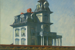 Edward Hopper. House by the Railroad. 1925. Oil on canvas, 24 × 29″ (61 × 73.7 cm). The Museum of Modern Art, New York. Given anonymously. Digital Image © The Museum of Modern Art, New York, Digital Imaging Studio