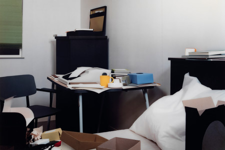 Thomas Demand (German, b. 1964). Room (Zimmer). 1996. Chromogenic color print, 67 3/4 × 7ʹ 7 3/8ʺ (172 × 232 cm). Gift of the Nina W. Werblow Charitable Trust. © 2016 Artists Rights Society (ARS), New York / VG Bild-Kunst, Bonn