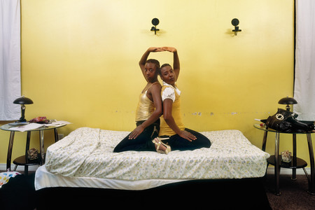 Deana Lawson (American, b. 1979). Roxie and Raquel. 2010. Pigmented inkjet print, 34 3/4 × 43 5/8ʺ (88.3 × 110.8 cm). Fund for the Twenty-First Century. © 2016 Deana Lawson