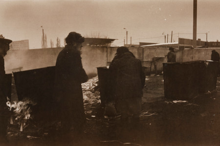Boris Mikhailov (Ukrainian, b. 1938). Untitled. May–June 1991. Gelatin silver print, irregular 5 1/8 × 11 13/16ʺ (13 × 30 cm). Horace W. Goldsmith Fund through Robert B. Menschel. © 2016 Boris Mikhailov / Artists Rights Society (ARS), New York / VG Bild-Kunst, Germany