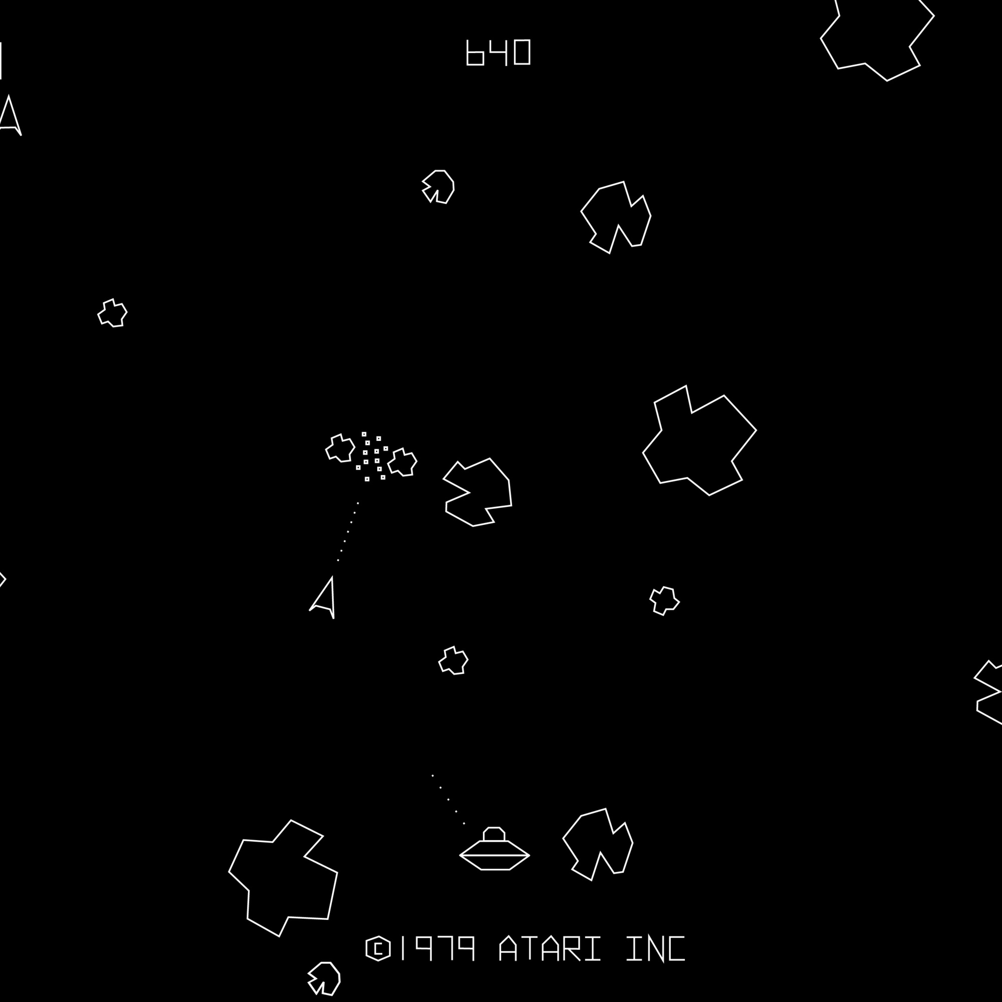 Lyle Rains (British) and George “Ed” Logg (American, b. 1948), Atari Inc. (USA, est. 1972). Asteroids. 1979. Gift of Atari Interactive, Inc., 2013