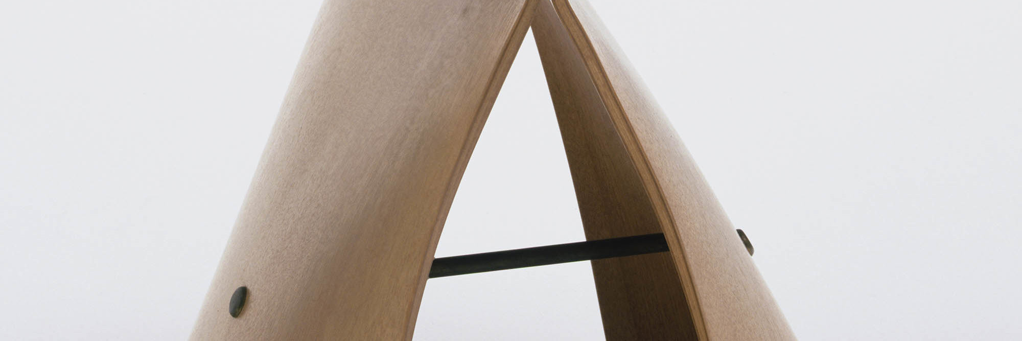 Sori Yanagi. Butterfly Stool. 1956. Molded plywood and metal, 15½ × 17⅜ × 12⅛&#34; (39.4 × 44.1 × 30.8 cm). Manufactured by Tendo Co., Ltd., Tokyo. The Museum of Modern Art, New York. Gift of the designer, 1958