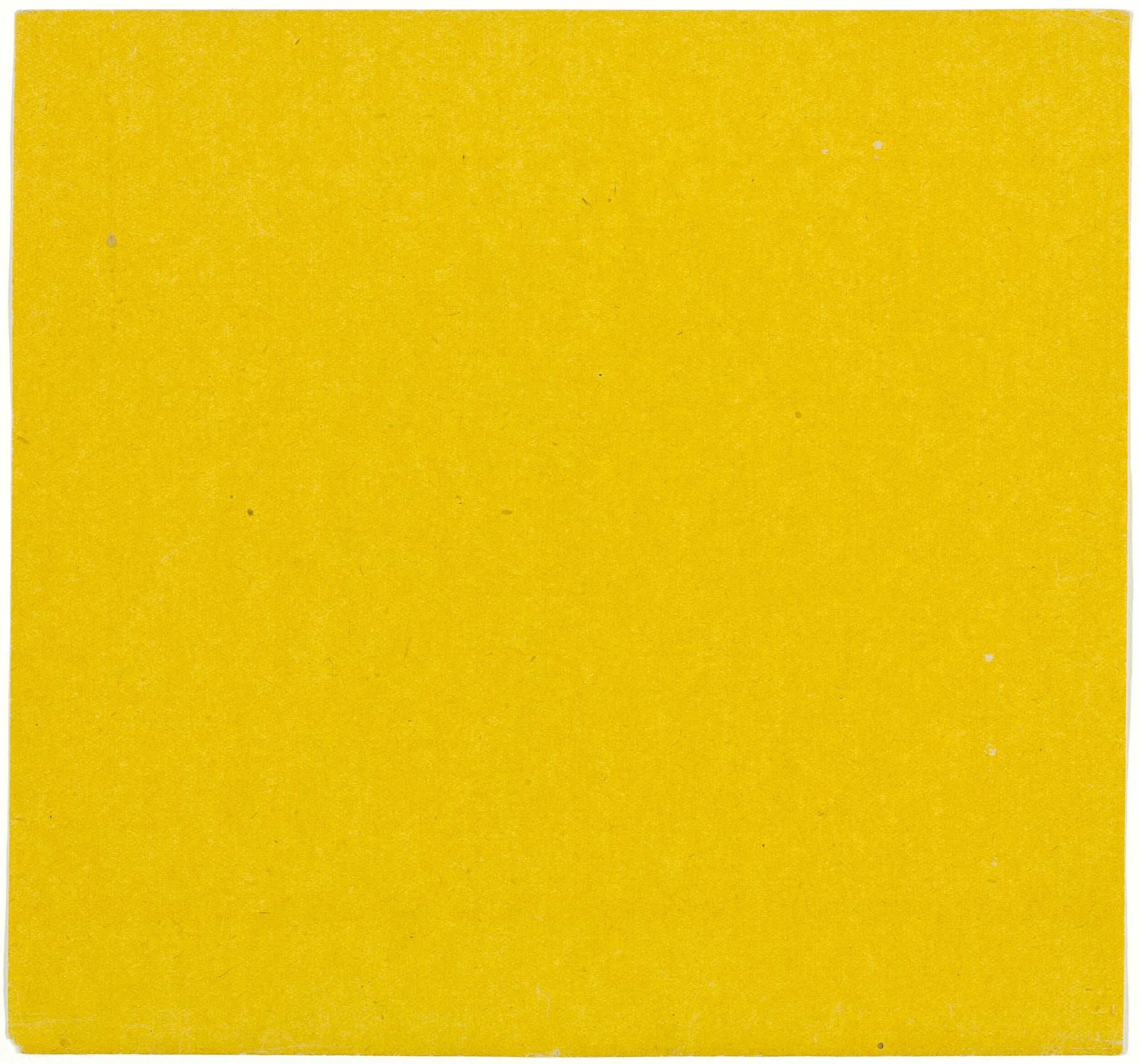 Ellsworth Kelly. Yellow from the series Line Form Color. 1951. Colored Paper. 7 1/2 × 8″ (19 × 20.3 cm). Gift of the artist and purchased with funds provided by Jo Carole and Ronald S. Lauder, Sarah-Ann and Werner H. Kramarsky, Mr. and Mrs. James R. Hedges, IV, Kathy and Richard S. Fuld, Jr. and Committee on Drawings Funds. © 2008 Ellsworth Kelly