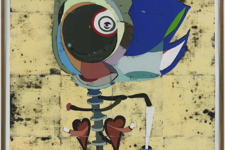 Gert and Uwe Tobias (German, born Romania, 1973). Untitled (figure), 2005. Woodcut, 78 3/4 × 64 15/16″ (200 × 164.9 cm). The Museum of Modern Art, New York. Fund for the Twenty-First Century, 2006