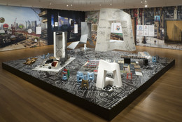 Installation view of OMA in Beijing. The Museum of Modern Art. Photo: Jonathan Muzikar