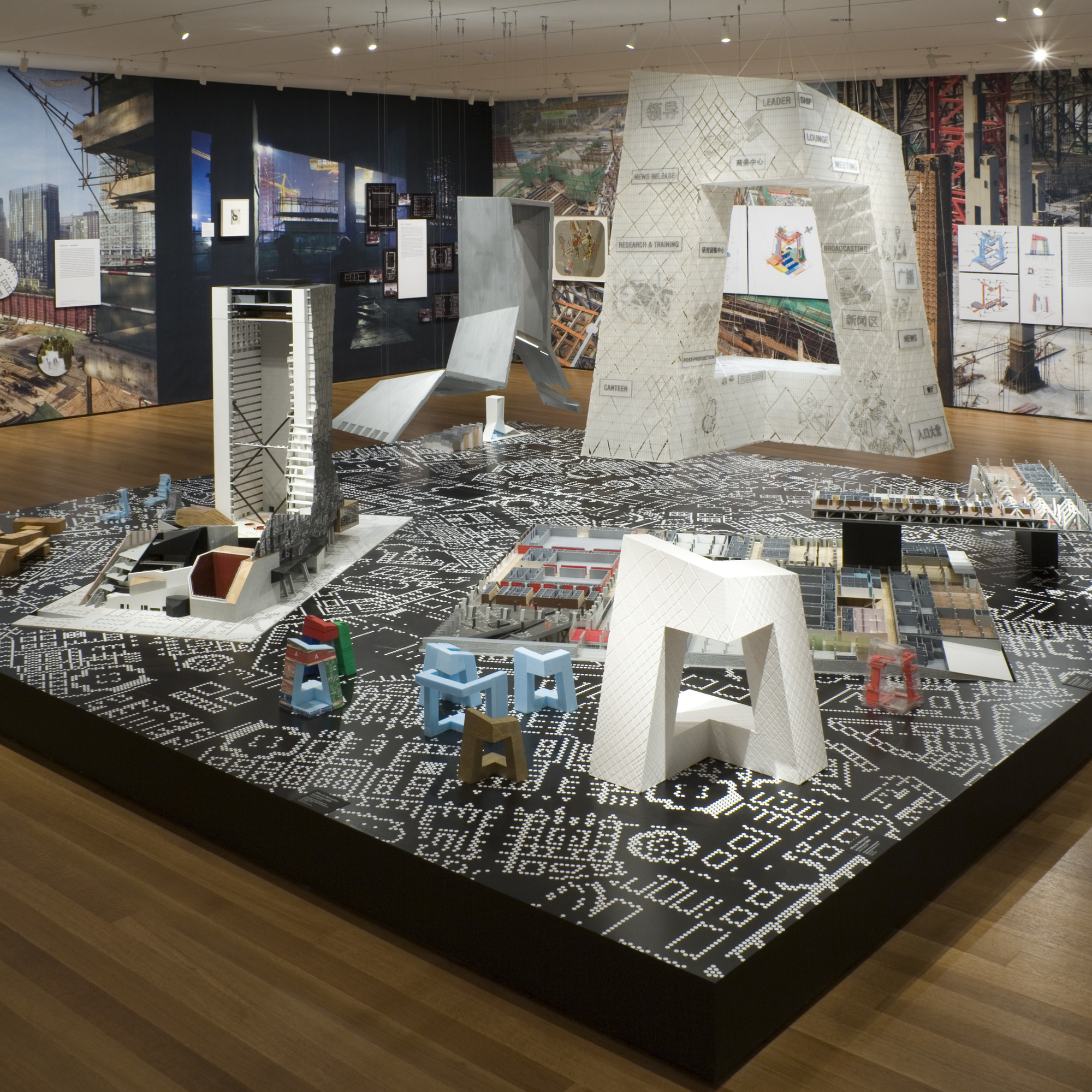 Installation view of OMA in Beijing. The Museum of Modern Art. Photo: Jonathan Muzikar