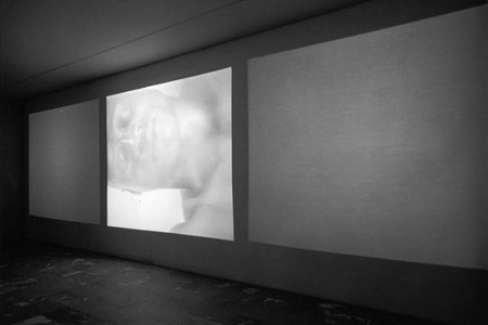 Installation view of Projects 29: Thierry Kuntzel.