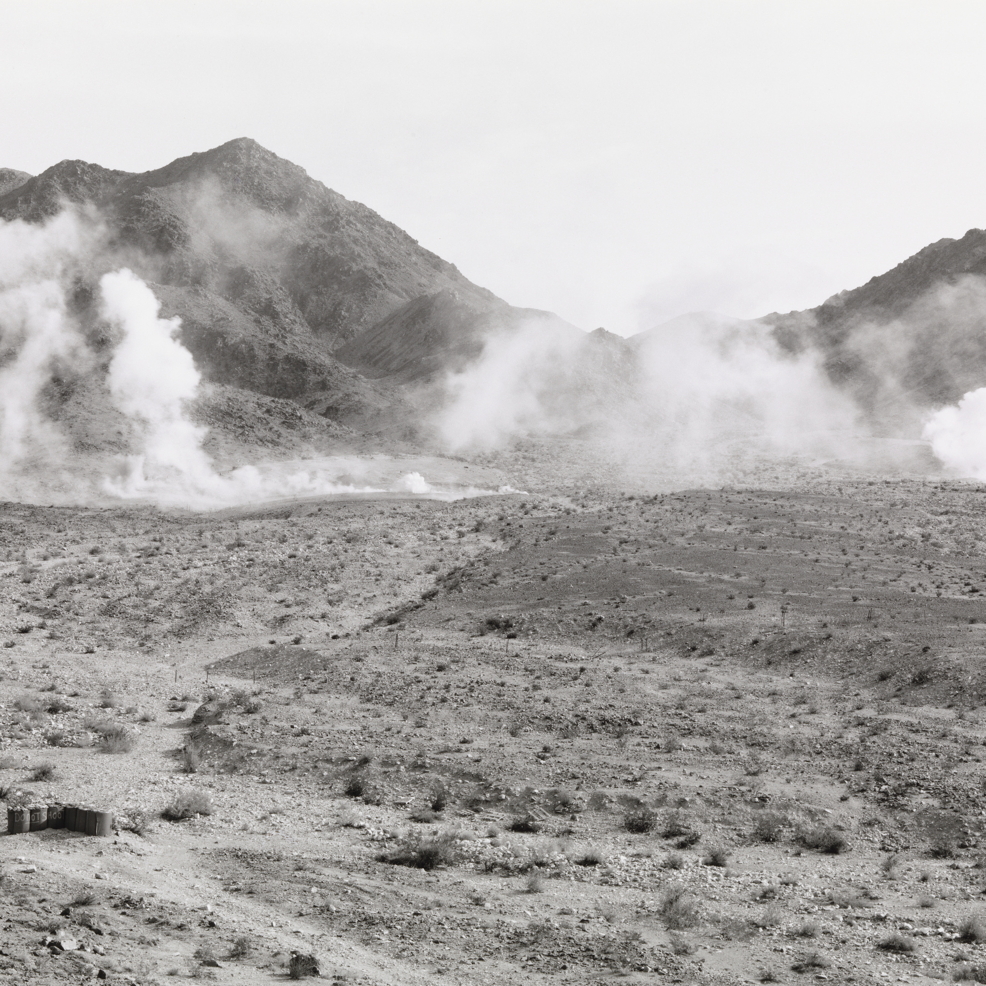 An-My Lê. 29 Palms: Mortar Impact. 2003–04. Gelatin silver print, 26 1/2 × 38 1/16″ (67.3 × 96.7 cm). Robert B. Menschel Fund. © 2016 An-My Lê
