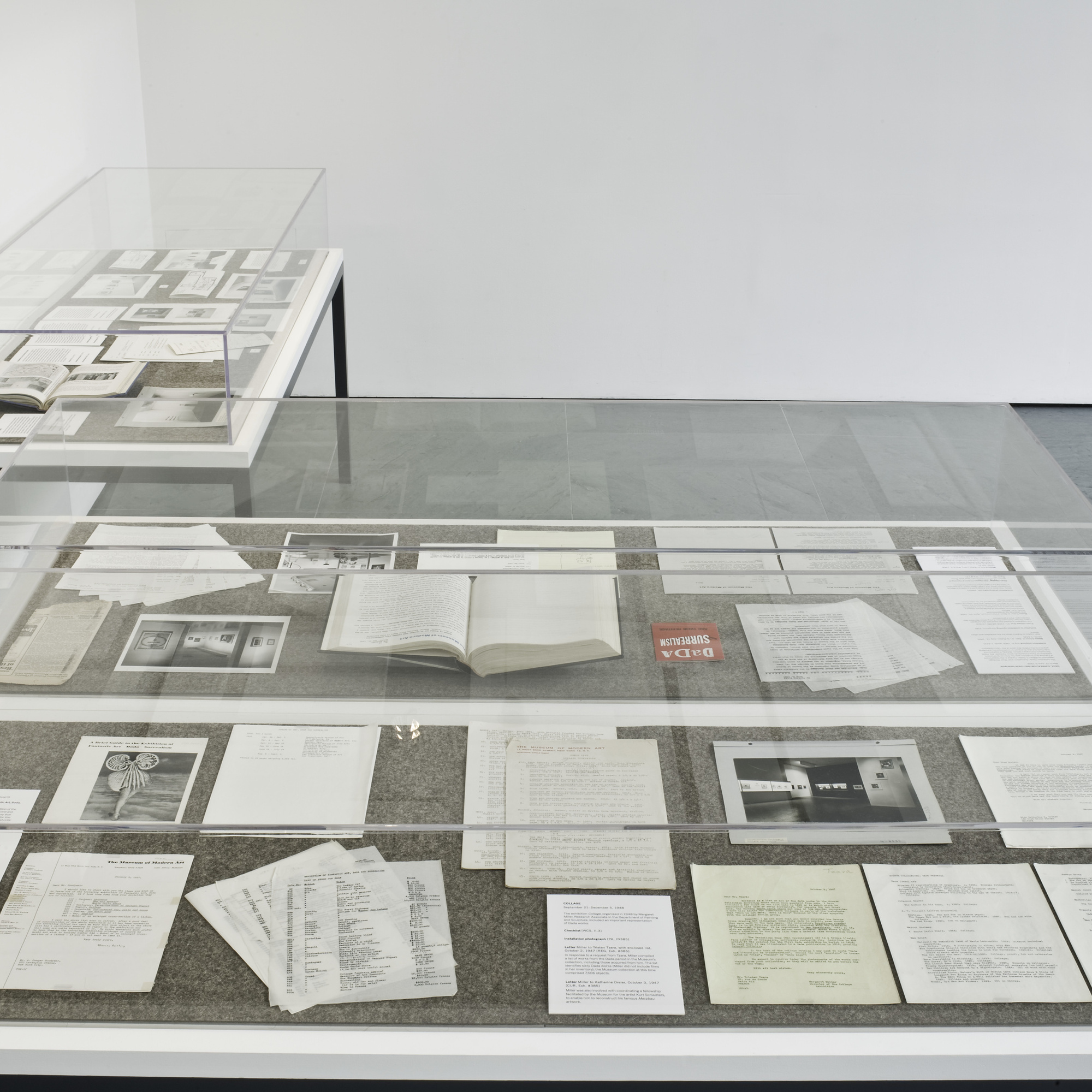 Installation view of Dada at MoMA at The Museum of Modern Art, 2008. Photo: John Wronn