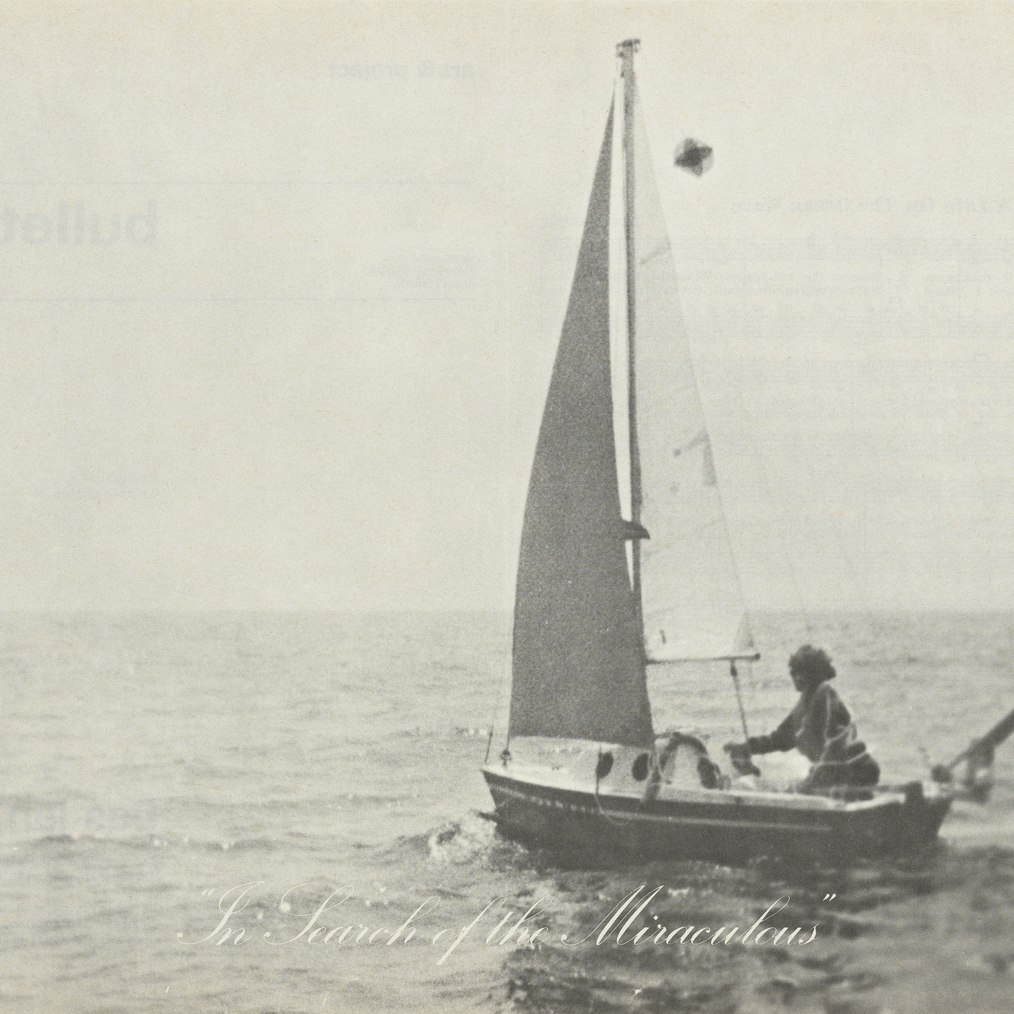 Bas Jan Ader. Art & Project Bulletin 89. August 1975. Photolithographed bulletin, 11 5/8 × 16 9/16″ (29.6 × 42 cm) (unfolded). The Museum of Modern Art. Art & Project/Depot VBVR Gift. Courtesy of the Bas Jan Ader Estate and Patrick Painter Editions. The Museum of Modern Art Digital Imaging Studio, photo: Jonathan Muzikar
