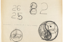 Simone Forti. Large Illumination Drawings. 1972. Charcoal and felt-tip pen on paper, 19 × 24″ (48.3 × 61 cm). The Modern Women’s Fund. © 2016 Simone Forti