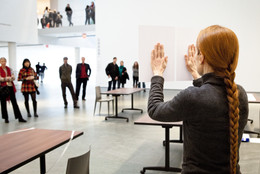 Marie Cool and Fabio Balducci. Untitled. 2006. Performed at The Museum of Modern Art, 2011. © 2011 Yi-Chun Wu / The Museum of Modern Art, New York
