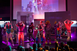 Fischerspooner. Between Worlds. 2009. Performed at The Museum of Modern Art, 2009. © 2009 Matthu Placek / The Museum of Modern Art