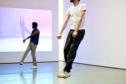 Yvonne Rainer. Trio A. 1965. Performed by Jimmy Robert and Ian White at TheMuseum of Modern Art, 2009. © 2009 Yi-Chun Wu / The Museum of Modern Art