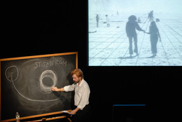 Mark Leckey. Mark Leckey in the Long Tail. 2009. Performed at The Abrons Arts Center, 2009. © 2009 Mark Leckey and Gavin Brown’s enterprise, NY. Photo: Amy C. Elliot
