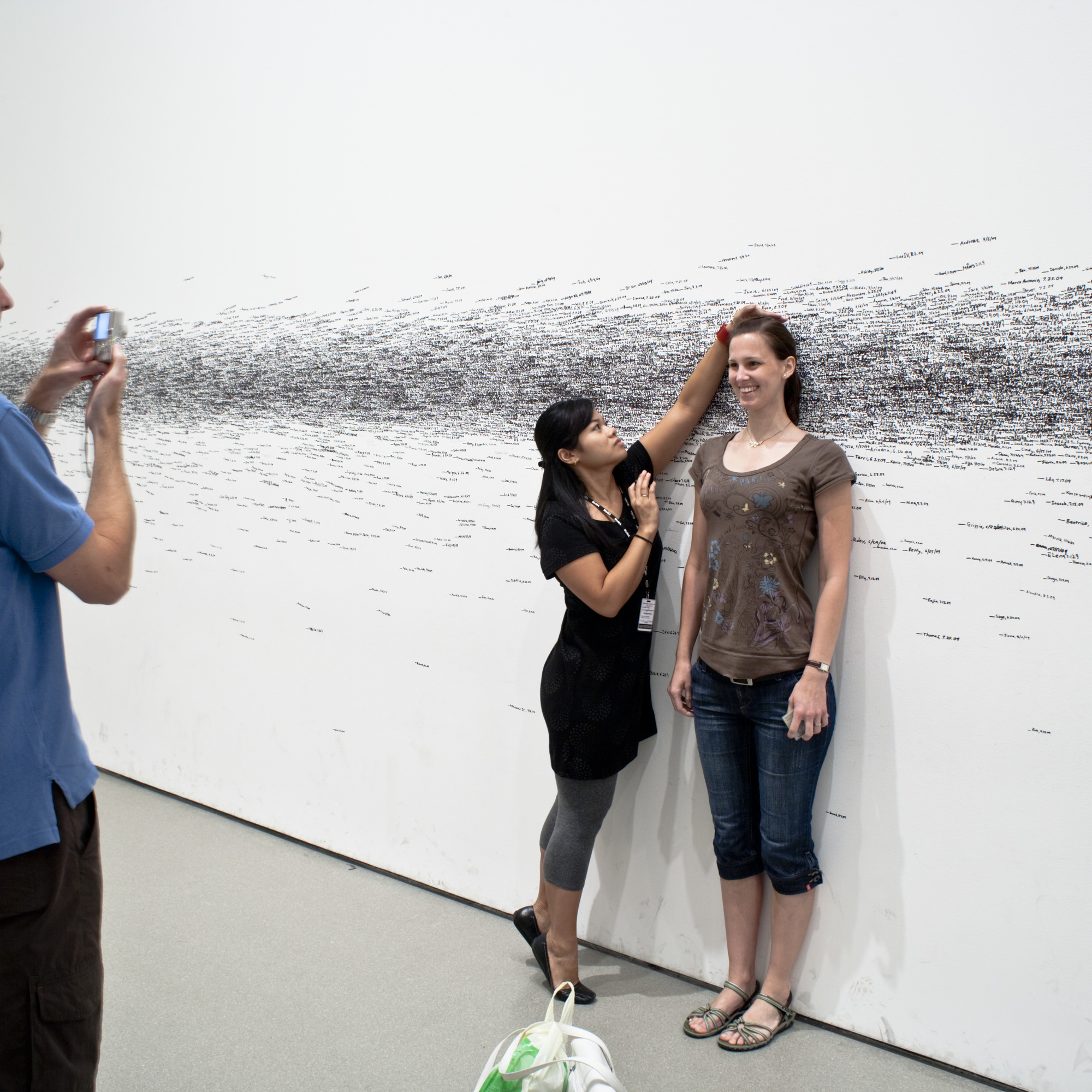 Roman Ondák. Measuring the Universe. 2007. © The Museum of Modern Art. Photo: John Wronn