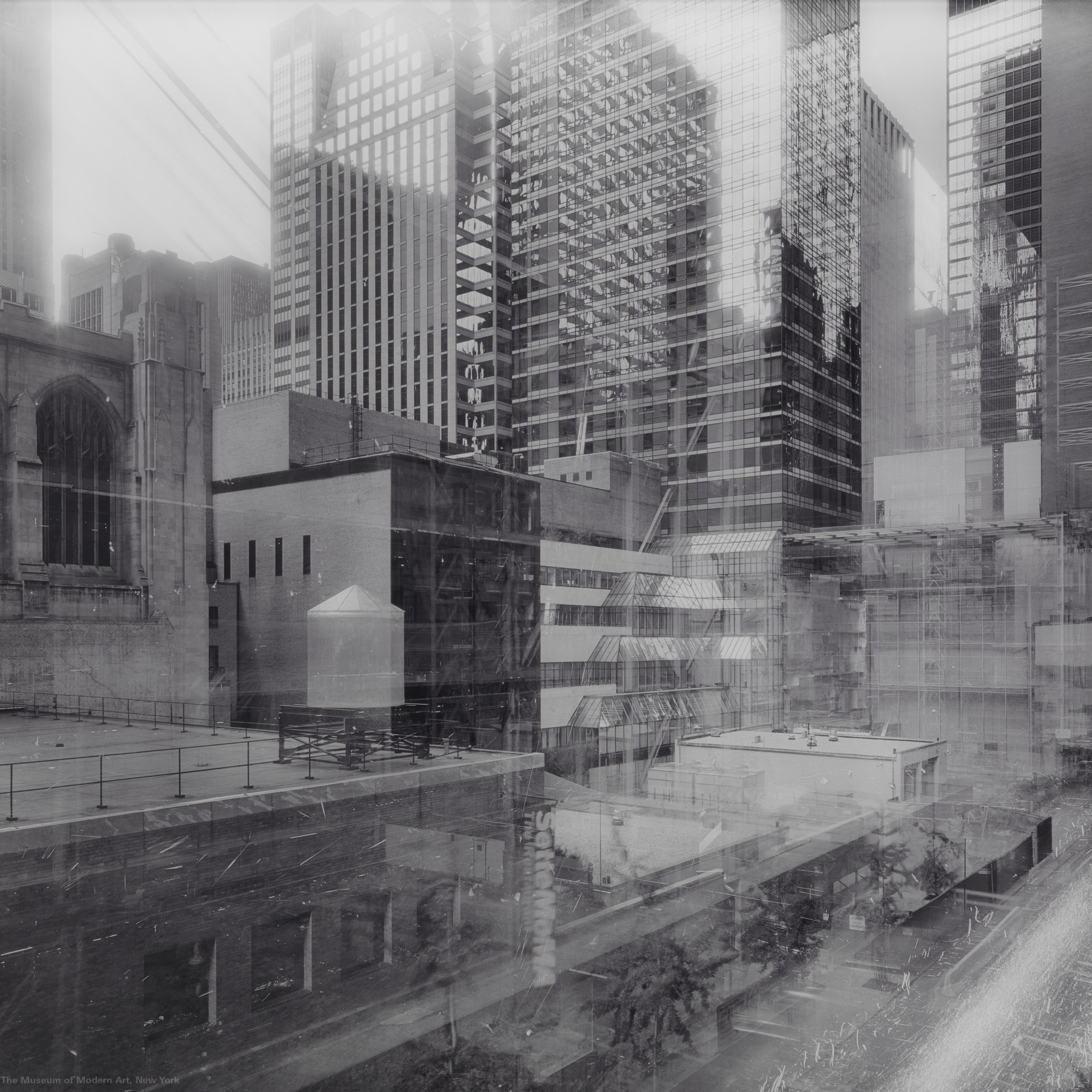 Michael Wesely. 7 August 2001–7 June 2004 The Museum of Modern Art, New York. 2001–04. Chromogenic color print, 78 3/4 × 108 1/4″ (200 × 275 cm). Purchase. © 2016 Artists Rights Society (ARS), New York / VG Bild-Kunst, Bonn