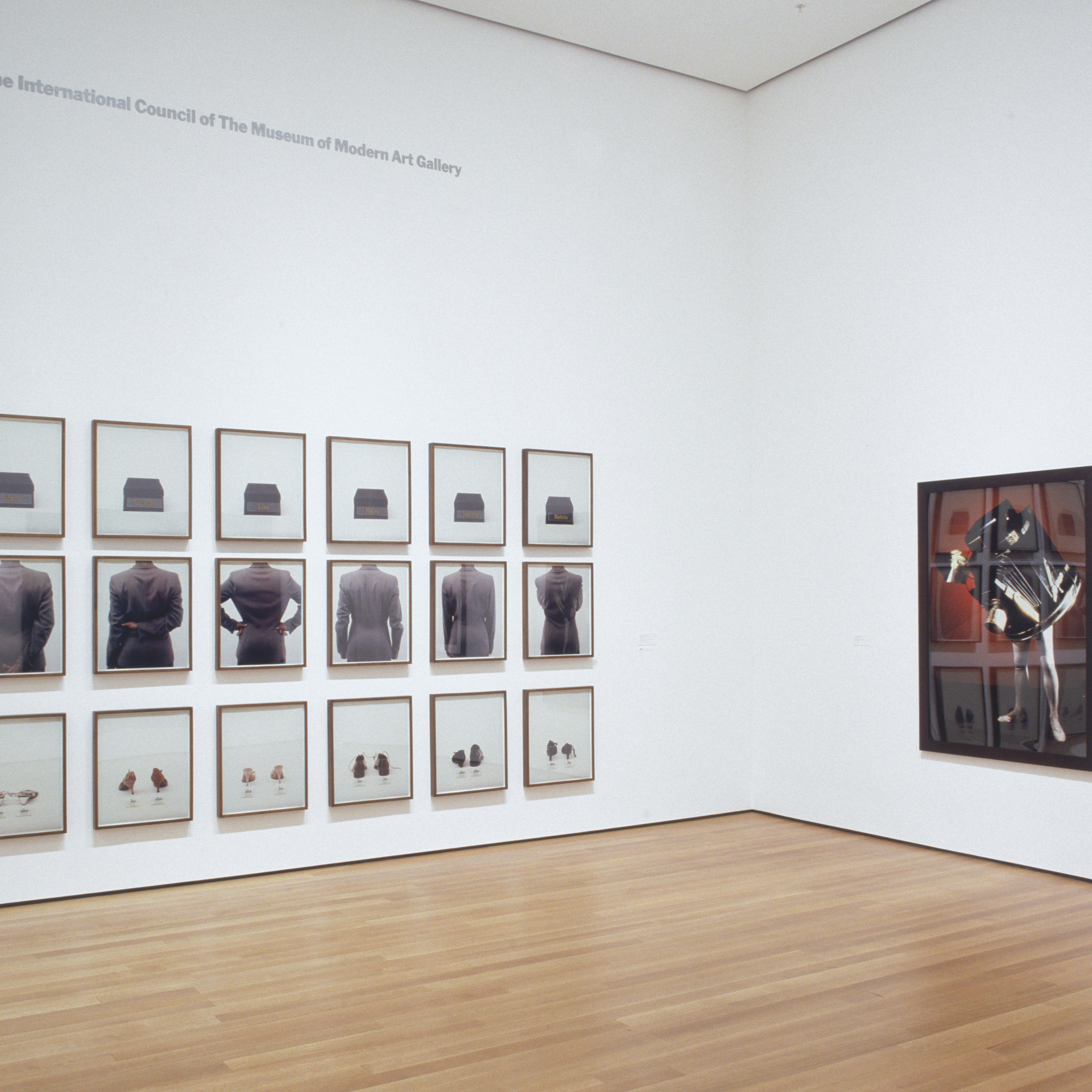 Installation view of Contemporary Voices: Works from The UBS Art Collection at The Museum of Modern Art, New York. Photo: Thomas Griesel