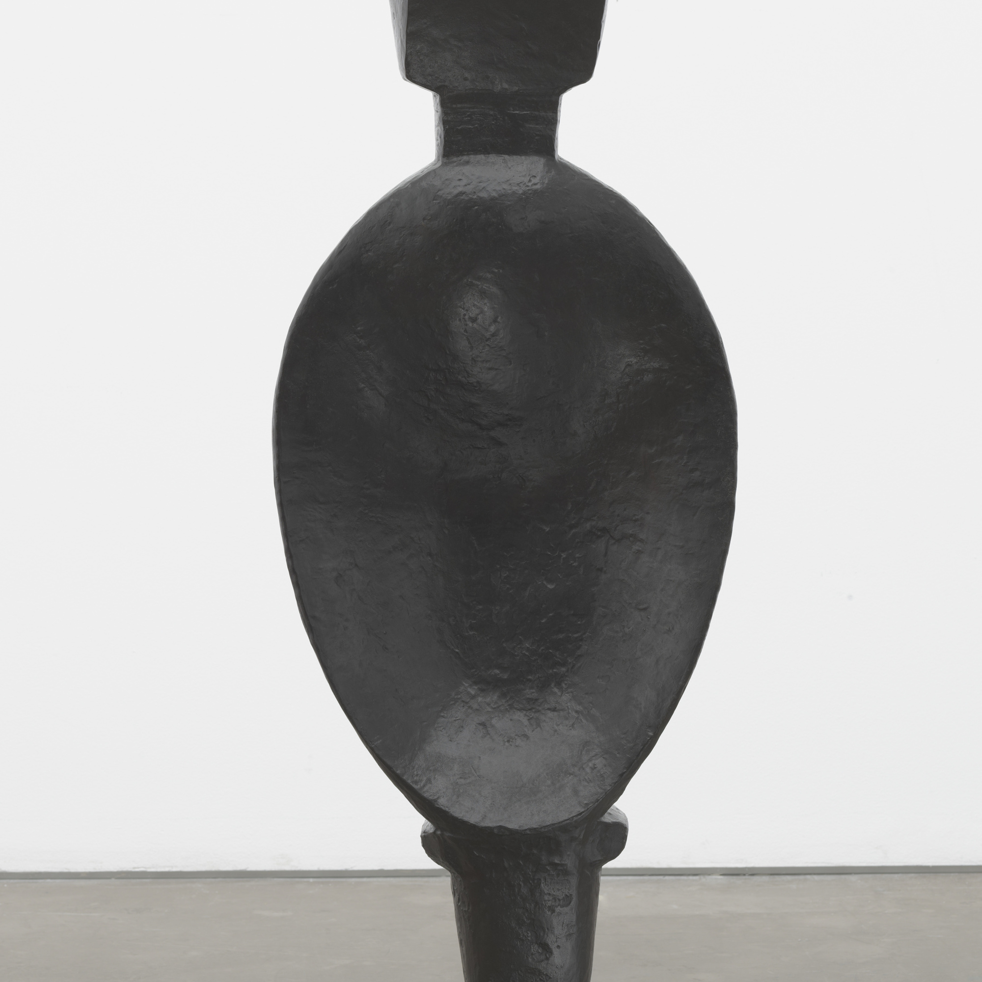 Alberto Giacometti. Spoon Woman. 1926–27. Bronze, 57 × 20 1/4 × 8 1/4″ (144.8 × 51.4 × 21 cm). Acquired through the Mrs. Rita Silver Fund in honor of her husband Leo Silver and in memory of her son Stanley R. Silver, and the Mr. and Mrs. Walter Hochschild Fund. © 2016 Artists Rights Society (ARS), New York / ADAGP, Paris
