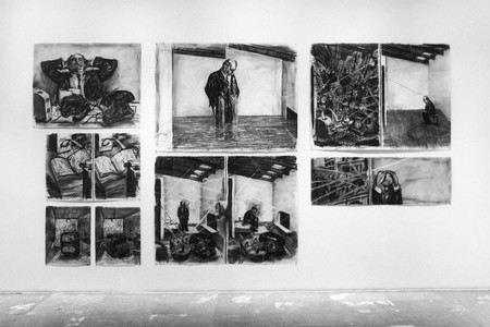 Installation view of Projects 68: William Kentridge at The Museum of Modern Art, New York. Photo: Thomas Griesel
