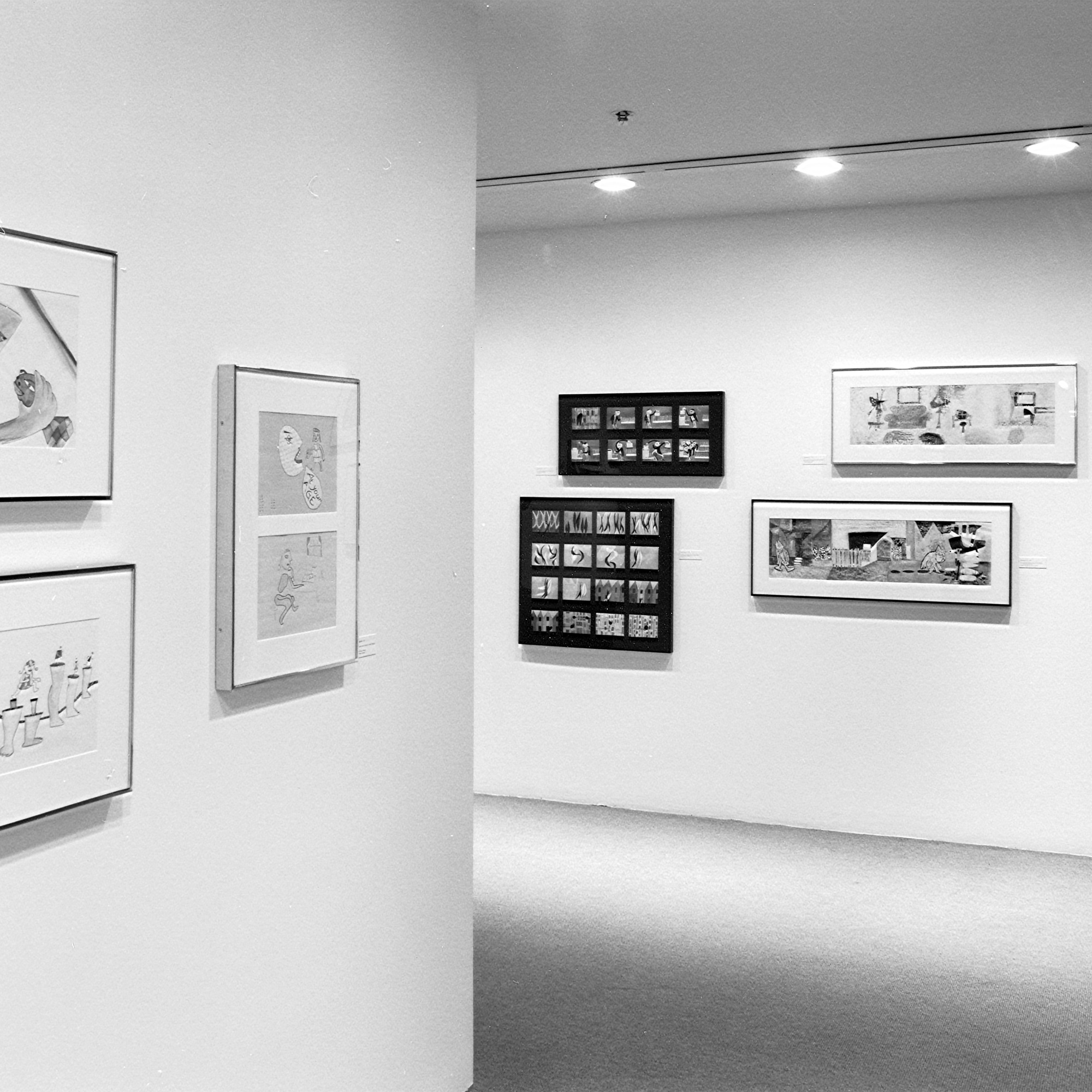 Installation view of The Hubley Studio: A Home for Animation at The Museum of Modern Art, New York. Photo: Thomas Griesel