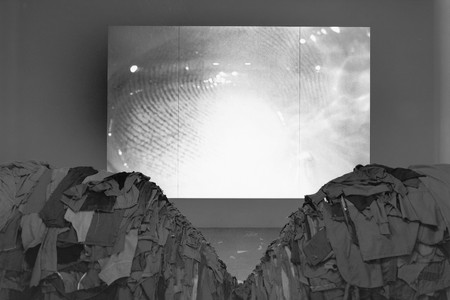 Installation view of Projects 48: Anne Hamilton at The Museum of Modern Art, New York. Photo: Mali Olatunji