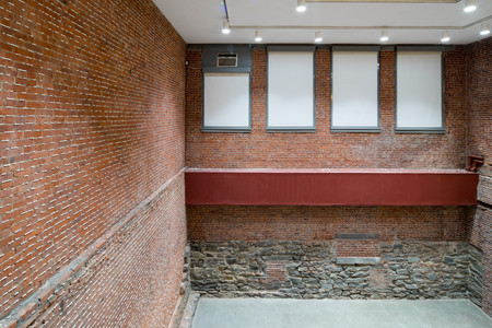 Installation view of Projects 105: Cinthia Marcelle, MoMA PS1, October 23, 2016–September 10, 2017. Shown: Cinthia Marcelle. Educação pela pedra (Education by Stone). 2016. Chalk. Courtesy the artist and Galeria Vermelho, São Paulo. Photo: Pablo Enriquez