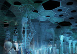 Jenny Sabin Studio. Lumen. 2017. Young Architects Program 2017, MoMA PS1, New York, winner