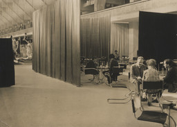 Cantilevered Chairs for the Velvet-Silk Cafe