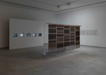 Beryl Korot. Text and Commentary. 1976–77. Five-channel video (black and white, sound, 30 min.), weavings, and pictographic video notations. The Museum of Modern Art, New York. Committee on Media and Performance Art Funds. © 2017 Beryl Korot