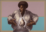Charles White. Sound of Silence. 1978. Color lithograph on paper, 25 1/8 × 35 5/16&#34; (63.8 × 89.7 cm). Publisher: Hand Graphics, Ltd. Printer: David Panosh. The Art Institute of Chicago. Margaret Fisher Fund. © 1978 The Charles White Archives