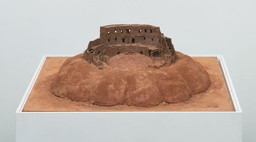 Charles Simonds
(American, born 1945)
People Who Live in a Circle. They Excavate Their Past and Rebuild It into Their Present. Their Dwelling Functions as a Personal and Cosmological Clock, Seasonal, Harmonic, Obsessive
1972