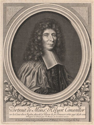 Nicolas Bazin. Portrait de Monsieur Helyot Conseiller. 1686