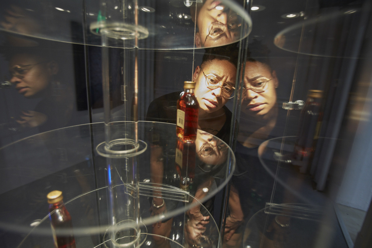 Sable Elyse Smith installing (nigga) nomenclature (2019)