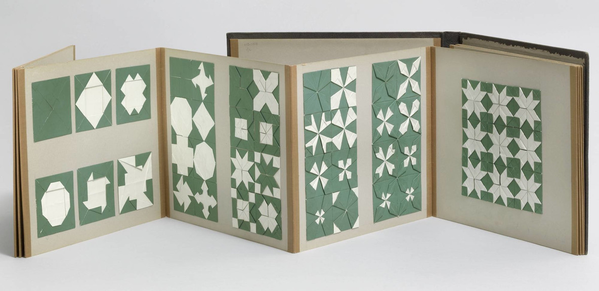 Fannie E. Katchline. Paper folding (Kindergarten material based on the educational theories of Friedrich Froebel). c. 1890