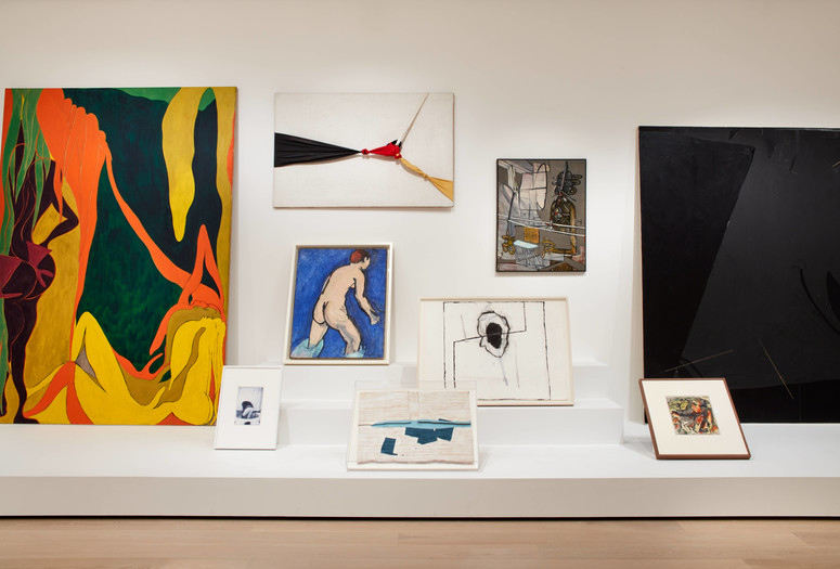 Installation view of the exhibition Artist’s Choice: Amy Sillman—The Shape of Shape, The Museum of Modern Art, New York, October 21, 2019–April 20, 2020. Digital Image © 2019 The Museum of Modern Art, New York. Photo: Heidi Bohnenkamp