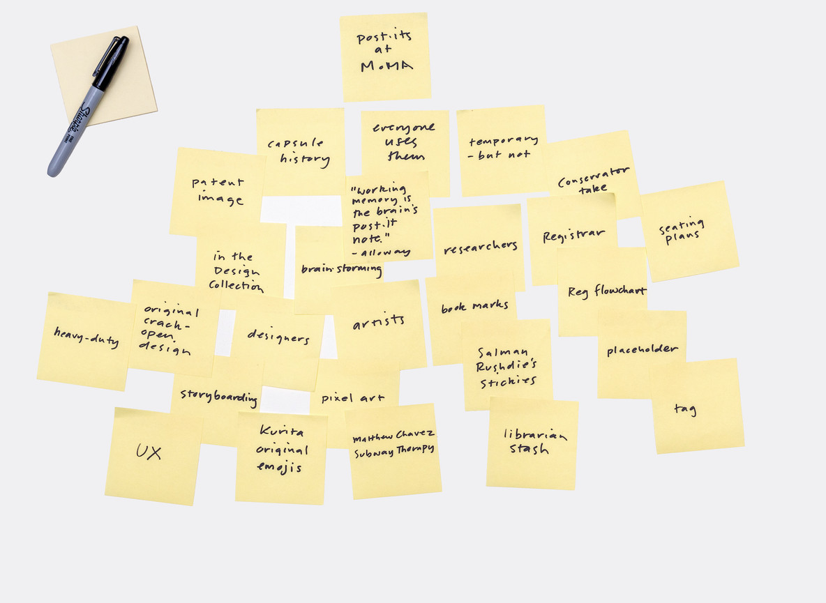 Post-its used to outline this article. Photo: Alejandro Merizalde