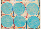 Atsuko Tanaka. Untitled. 1956. Crayon, watercolor, and felt-tip pen on paper. The Museum of Modern Art, New York. Purchased with funds provided by the Edward John Noble Foundation, Frances Keech Fund, and Committee on Drawings Funds. © 2019 Ryoji Ito