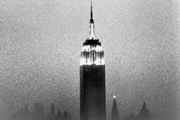Andy Warhol. Empire. 1964. 16mm film transferred to video (black and white, silent), 8 hrs. 5 min. at 16 fps. © 2020 Andy Warhol Foundation for the Visual Arts / Artists Rights Society (ARS), New York