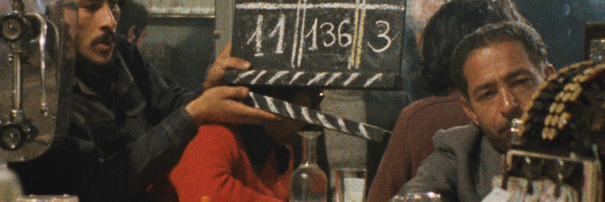 Production still from De quelques événements sans signification (About Some Meaningless Events). 1974. Morocco. Directed by Mostafa Derkaoui. Courtesy Filmoteca de Catalunya