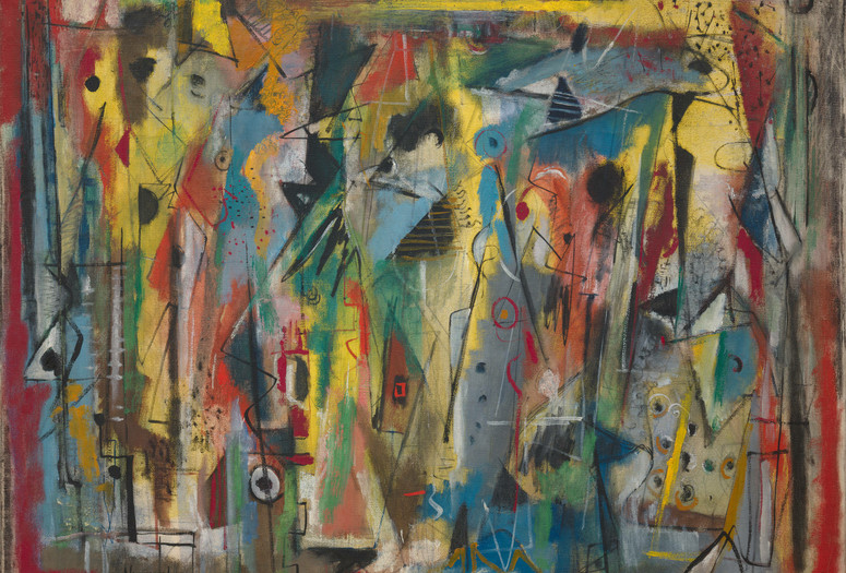 Norman Lewis. Phantasy II. 1946. Oil on canvas. Gift of The Friends of Education of The Museum of Modern Art
