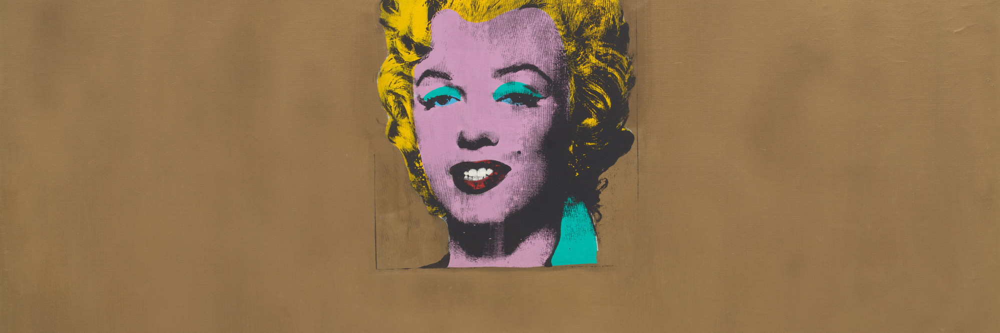 Andy Warhol. Gold Marilyn Monroe. 1962. Silkscreen ink and acrylic on canvas, 6' 11 1/4" x 57" (211.4 x 144.7 cm). © 2021 Andy Warhol Foundation for the Visual Arts / Artists Rights Society (ARS), New York